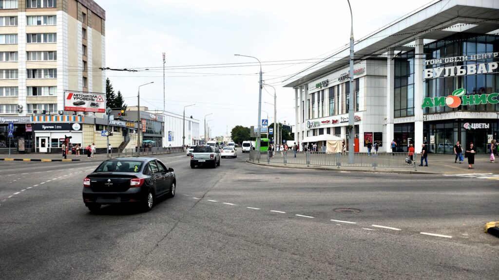 Видеоэкран 1Gomel в городской среде
